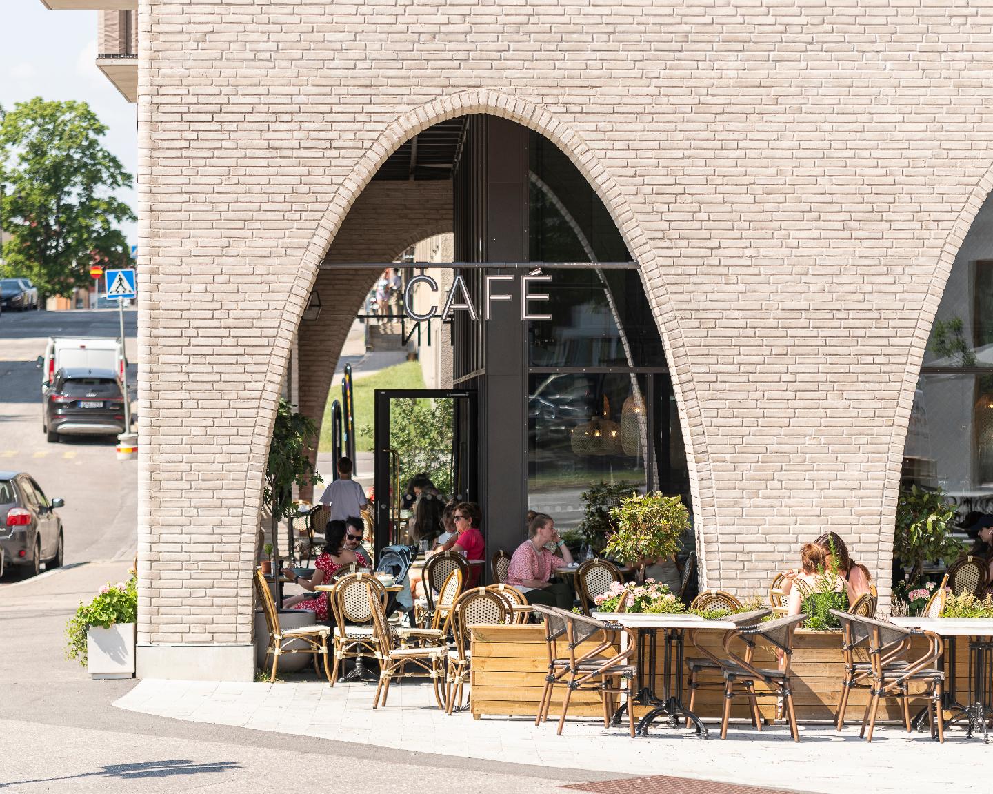 Café med uteservering i Sundbyberg